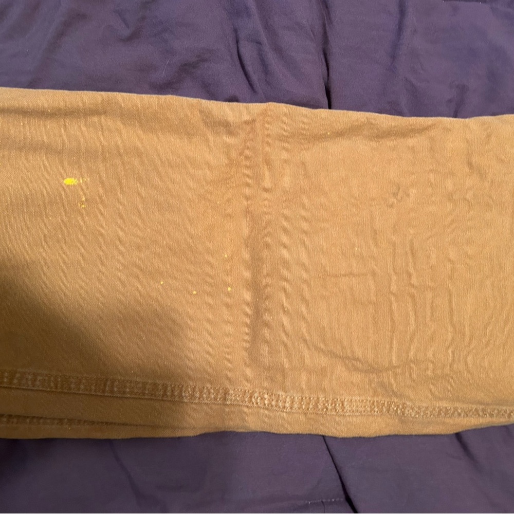 Carhartt Boys Brown Flannel lined Cargo Pants - Picture 4 of 6